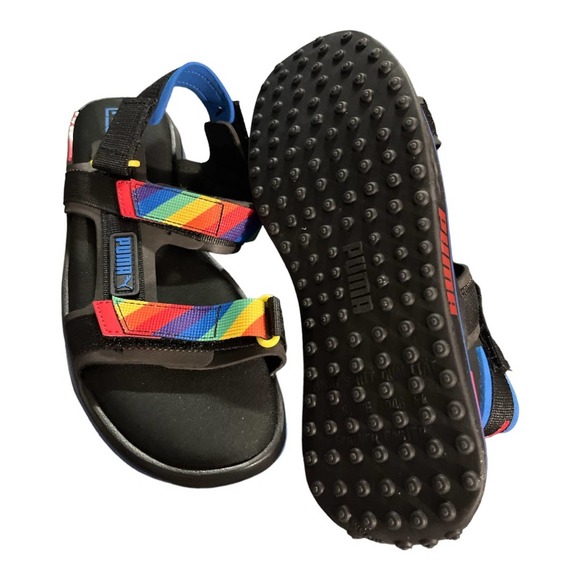 NWOB! PUMA Future Rider Rainbow Women's Sandals Size:US 6 - Picture 3 of 3